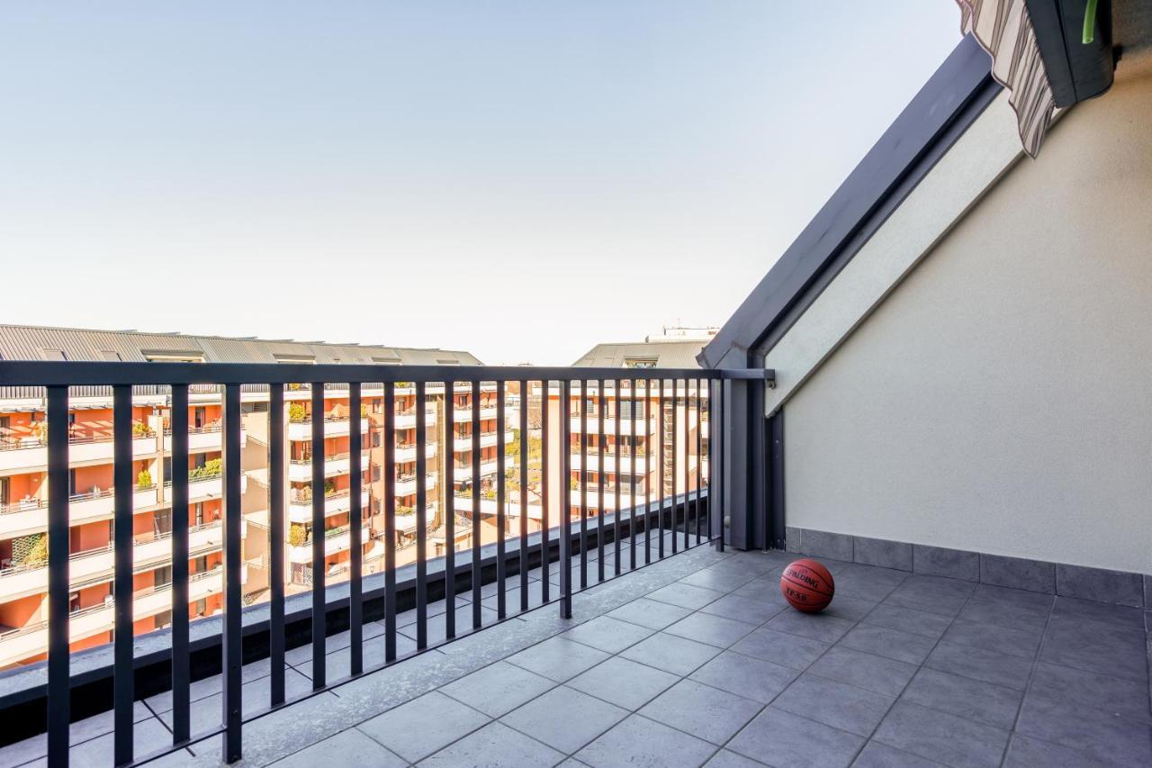 Modern Apt With Terrace, Wifi & Ac Milánó Kültér fotó